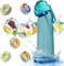 Air Gourd Bottle 650ml With 5 Flavored Pods Air Gourde Bouteille d'eau Fraumée Sans BPA Straw-0 Sucres et Tasse D'eau Strawberry Peche Banana Water Bottle BPA-Free Straw-0 Sugars and Water Cup,C