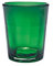 Zafferano Bei, mundgeblasenes, handgefertigtes Glas/farbiger Trinkbecher/Tumbler in der 6er Packung (Grün)