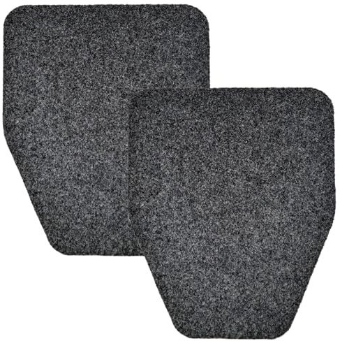 LYMOI Urinalmatten, rutschfeste Urinal-Fußmatten, Wasseraufnahme, Boden-Urinal-Pads, rutschfeste Gummi-Rückseite, kommerzielle Spritzmatten für Herren, Badezimmer, Toilette, Büro, Toilette, 43,2 x