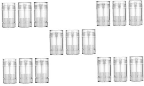 CBPNEISEK 15 Stück Tuben Lipgloss-Behälter Leere Behälter DIY Lippenstift-Tube Lippenstifthalter Lippenstifthülsen Lippenstift-Sub-Tuben-Behälter for selbstgemachte/1135