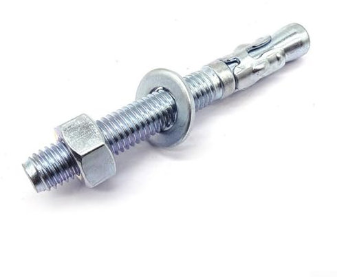 Q235 Kohlenstoffstahl für Beton-Ankerbolzen, 10 Stück, für Beton, Zement, Wandhalterung