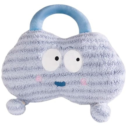 Hot Water Bottle, Hot Water Bottle Pouch Bag, Cute Cloud Hand Foot Warmer, Reusable Plush Pillow Water Bag Pouch, Hot Water Pack With Handle for Hot Cold Compress Women Old Man