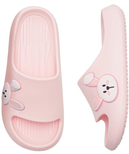 WateLves Ciabatte Bambina Bambino Ciabatte da spiaggia Sandali Piscina estive per bambina Antiscivolo Scarpe da doccia estive Pantofole per bambina(Coniglio, 30/31EU)