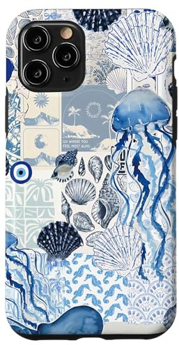 Coastal Granddaughter Aesthetic Preppy Seashell Ocean Case for iPhone 11 Pro