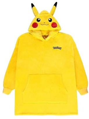 Pokémon Pikachu Männer Kapuzenpullover gelb Fan-Merch, Gaming