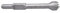 WERHE® HEX30 Burin à bâton 9 dents 270mm de long, cercle ⌀45mm - Burin pour marteau piqueur électrique - marteaux à douille, pour marteler le béton