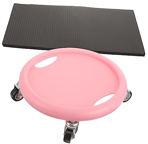 YARNOW Multifunktionales Fitnessgerät Bauch Trainingsgerät Sliding Disc Mit Rutschfester Oberfläche Und Kniepolster Für Ganzkörper-Workouts Zuhause Kernmuskeltrainingsplatte