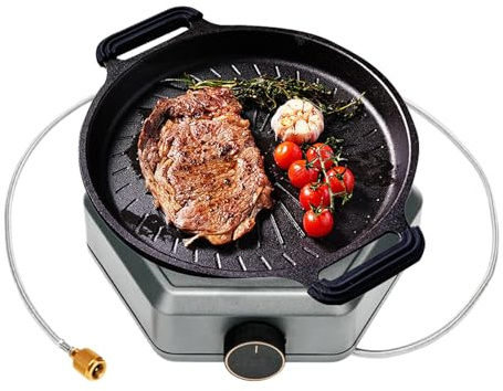 Cuisinière portative, cuisinière à gaz pour usage extérieur – Brûleur portable à gaz 7800 W pour camping, randonnée, pique-nique, cuisine en plein air