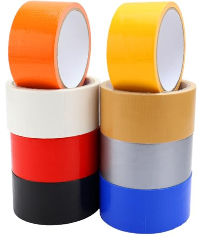 VZXZXE Farbiges klebeband, panzertape bunt exzellenter Klebkraft, UV-beständig, wasserfestes, Gewebeklebeband für Reparaturen Industrielle,Markieren,Abdichten,Bündeln 45cmx100cm