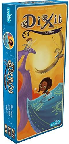 Libellud | Dixit Erweiterung: Journey (Edition 2022) | Kommunikationsspiel | Alter: 8+ | 3 bis 6 Spieler | Spielzeit: 30 min