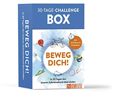 Beweg dich! 30-Tage-Challenge-Box: In 30 Tagen den inneren Schweinehund überwinden Mit 30 Karten & Praxisheft