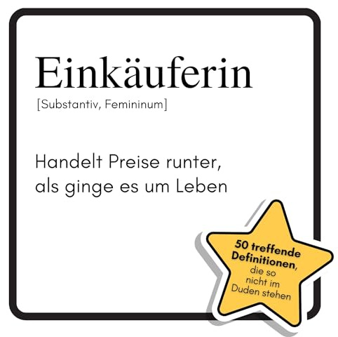 Einkäuferin: Handelt Preise runter, als ginge es um Leben. Das lustige Geschenkbuch für Mann, Frau, Kollege, Freund zu Geburtstag, Weihnachten