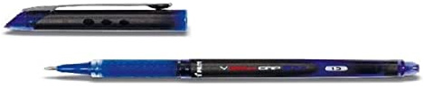 Pilot Vball 10 Grip Tintenroller mit flüssiger Tinte, 1,0 mm Spitze, 12 Stück, Blau