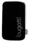 Original Bugatti Handy Tasche Etui - Slim Case Soft Touch - Size M - Schwarz für kompatible Samsung Mobiltelefone