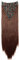 CAISHA XXL 50cm 8 Teile Set CLIP IN EXTENSIONS Nicole Haarverlängerung Haarteil Glatt Kastanienbraun CES109