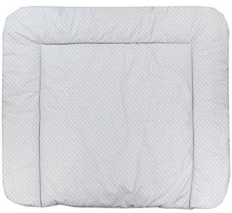 TupTam Baby Wickeltischauflage mit Baumwollbezug Gemustert, Farbe: Muster 8, Größe: 70 x 70 cm
