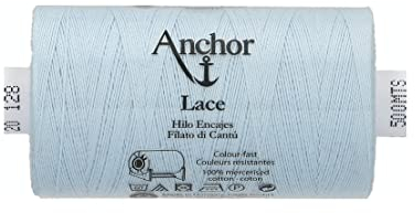 Anchor T194020-00128 Klöppelgarn, 100% Baumwolle, 128, Stärke 20, 500m, 42 Gramm