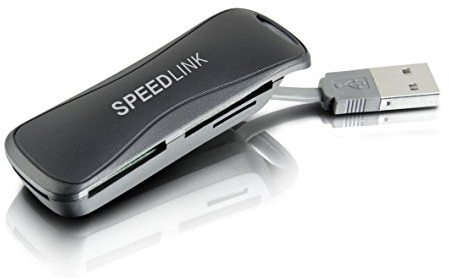 CARREA Portable Card Reader - USB 2.0, black