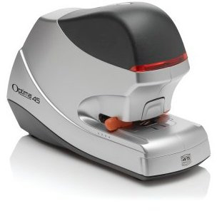 Rexel Optima 45 2104454EU Electric Stapler 45 Sheet Capacity 24 x 15 x 9.5 cm Silver/Black