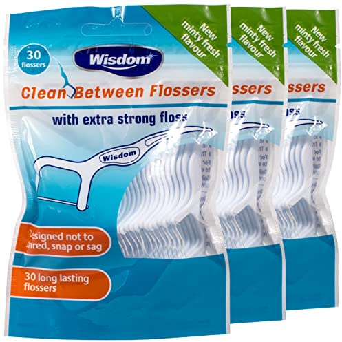 Clean Between Flossers MINTY Flavour x 3 packets