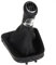 ICT Schaltknauf Schalthebel Schaltsack Schaltmanschette Echtleder, 5 gang mit Rahmen kompatibel mit: VW UP Typ AA, Seat Mii, Skoda Citigo 2011 bis heute