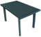 vidaXL Gartentisch mit Schirmloch Witterungsbeständig Esstisch Campingtisch Tisch Terrassentisch Gartenmöbel Grün 126x76x72cm Kunststoff