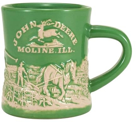 JOHN DEERE PLOW RELIEF MUG