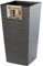 KADAX Pot de Fleurs Haut 57,5 cm, Plastique Imitation rotin, résistant aux intempéries – intérieur/extérieur, Graphite