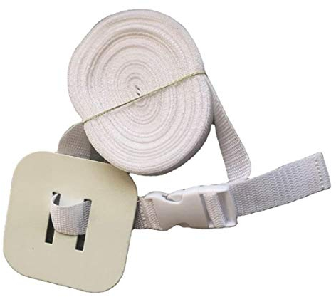Voarge Babybett Gurt, Universal Beistellbett Befestigung, Gurt für Boxspringbett, Langer Gurt 8m für Side-by-Side Bett(Weiß)