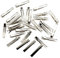 100x Pinces Crocodiles En Métal Argenté Pince à Cheveux Bec de Canard épingles Accessoires pour Cheveux, 4cm (30Pack)