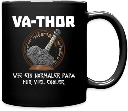 Va-Thor Fathor Papa Lustiger Spruch Tasse Einfarbig