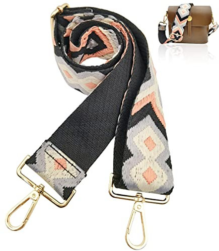 Breite 5cm Taschengurt Bunter Schultergurt Tragegurt Längenverstellbarer 75-130cm für Schultertasche Tragetaschen