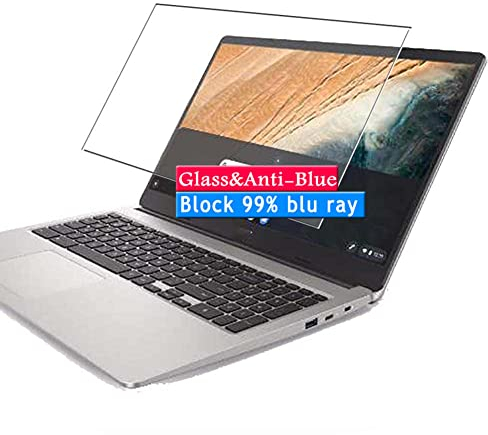Vaxson Anti Blaulicht 9H Panzer Schutz Glas kompatibel mit Acer Chromebook 315 CB315-3H / 3HT 15.6 Schutzfolie Bluelight Display schutz folie Panzerfolie SchutzGlas folien PanzerGlas Neue