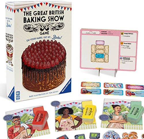 Ravensburger The Great British Baking Show Game – lustiges und schnelles Brettspiel, perfekt für Familie und Freunde, tolles Geschenk für Gamer und Bäcker, geeignet für Kinder ab 10 Jahren