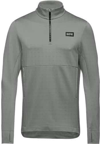 GORE WEAR Herren Everyday Thermo 1/4-zip T-Shirt, Gray, XXL EU