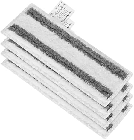 Gudotra Lingette pour Nettoyeur Vapeur Karcher Easyfix SC2 SC3 SC4 SC5 Chiffons Serpillières Bonnettes en Microfibre pour Karcher Easyfix SC Série (rayure grise-4pcs)