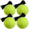 Orrdiffi Tennisball mit Schnur,Tennistrainer Elastic Tennis Ball, Tennisbälle Tennis Trainer, Twistball ersatzball Tennisspiel Garten Swingball für Selbststudium Übung,Anfänger,Erwachsene (4 Stück)
