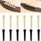 Chevilles pour Guitare, 12pcs Broches de Pont de Guitare, Remplacement pour Chevilles et Sillet de Guitare Acoustique Folk