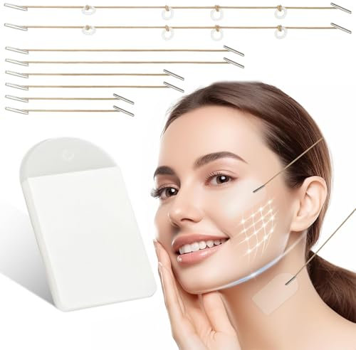 ZKGYUS 1 Satz Face Lifting Tape,Facelifting Aufkleber Lifting Tapes Gesicht,Instant Invisible Face Lift Sticker, Eye Lift Tape Make-up Gesicht Lift Werkzeuge,20 Flicken + 8 Hebeseile
