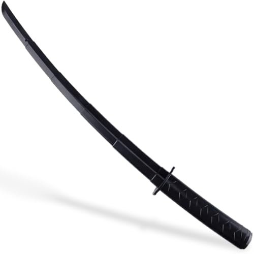 Spada Telescopica Stampata in 3D, Katana Giocattolo Fidget Stampato, Katane, Katana Giocattolo, Divertente Giocattolo Samurai Retrattile in Plastica (Nero)