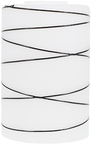 Hemobllo E27-Zylinder-Lampenschirme Aus Mattiertem Kronleuchter Ersatz-Zylinder-Pendelleuchtenschirm Aus Glas