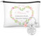 Weewooday Trousse de Maquillage Maman avec Porte-Clés et Texte Petite Trousse de Toilette Portable avec Fermeture Éclair Cadeau pour Fête des Mères Noël Anniversaire