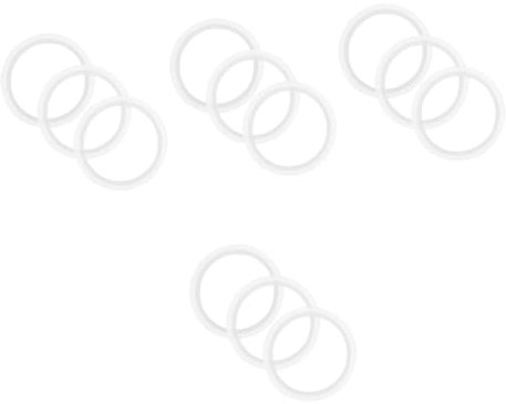 DOITOOL 12piezas Junta De Goma para Desagüe De Lavabo Sellos De Montaje para Fregaderos Tapón De Drenaje De Caucho Compatible Lavabos De Baño y Cocina Fácil Instalación