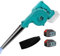 18V Battery Leaf Blower,Cordless Leaf Blower,for Makita 18V 2x 3.0AH Battery,21000 RPM,for Lawn Care,Car Corner Dust Clearing