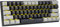 E-Yooso Z11 61Tasten Blaue Schalter, mechanische Gaming-Tastatur,US- Layout,60% mechanische Tastatur, kabelgebunden mit LED-Beleuchtung, ultrakompakte 60-Prozent-Computertastatur (Schwarzgrau)