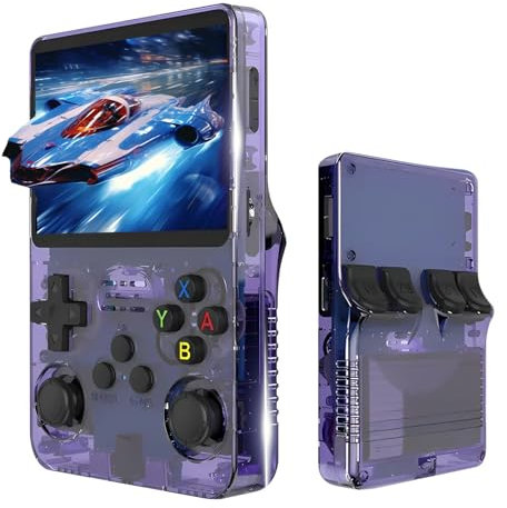 Retro Handheld Game Console, 3.5-inch IPS Display, Linux OS, 64GB Internal Storage, 10000 Games, 10+ Emulators Gaming Console, 3500mAh Battery