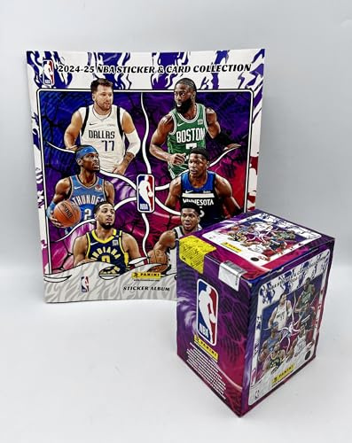 manuelkant Album + Box 50 Sammelbeutel von NBA Sticker & Card Collection 2024 2025
