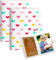 2 Pack kleines Fotalbum 10x15 cm, Lederbezug, Hochformat-Fotalbum, Mini-Fotobuch für 4x6 Bilder mit 52 Fächern, 6x4 Bildalbum für Familienfotos, Jubiläen, Babyfotos und Urlaubsaufnahmen (Weiß)