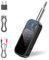 Cweopo Bluetooth 5.4 Adapter für Flugzeug, 2 in 1 Bluetooth Transmitter Empfänger für 2 Kopfhörer, 3,5mm AUX Klinke Transmitter Sender, Unterstützt TF Card, Bluetooth Splitter für TV, Tablets &