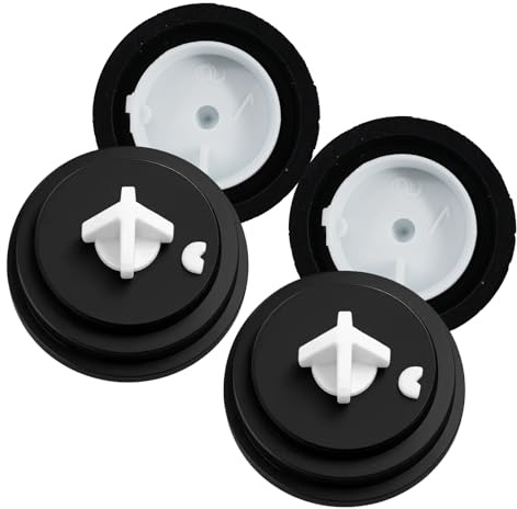 Spülkasten Einlass Membran, Ventil Membran Unterlegscheiben, 4 Stücke Dichtungsmembran Schwimmerventil,Dichtungsmembran für WC Spülkästen mit Seiteneintritt und Bodenanschluss